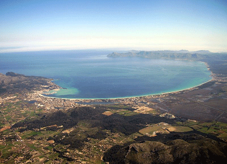 Vista de la Bahía de Alcúdia