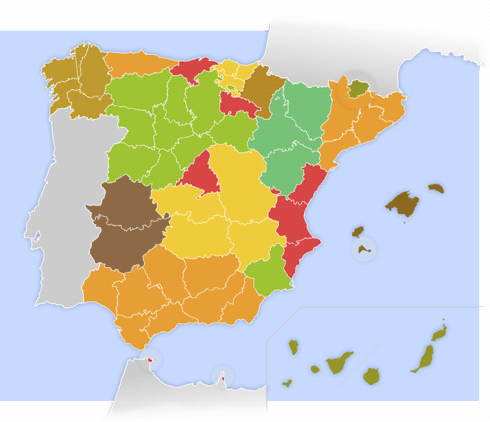 mapa de provincias