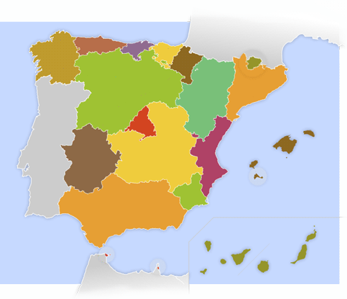 regions map